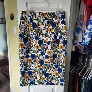 Zara floral pencil skirt